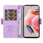 YIKATU YK-005 For Xiaomi Redmi Note 12 4G Skin-touch Phone Case Cover PU Leather Wallet Stand Shell