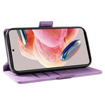 YIKATU YK-005 For Xiaomi Redmi Note 12 4G Skin-touch Phone Case Cover PU Leather Wallet Stand Shell