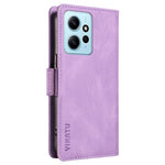 YIKATU YK-005 For Xiaomi Redmi Note 12 4G Skin-touch Phone Case Cover PU Leather Wallet Stand Shell
