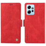 YIKATU YK-005 För Xiaomi Redmi Note 12 4G Skin-touch mobilskal PU-läder Plånboksfodral Stativ Skal