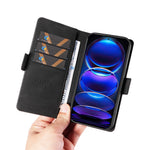 YIKATU YK-005 For Xiaomi Redmi Note 12 Pro+ 5G Phone Cover Skin-touch PU Leather Wallet Case
