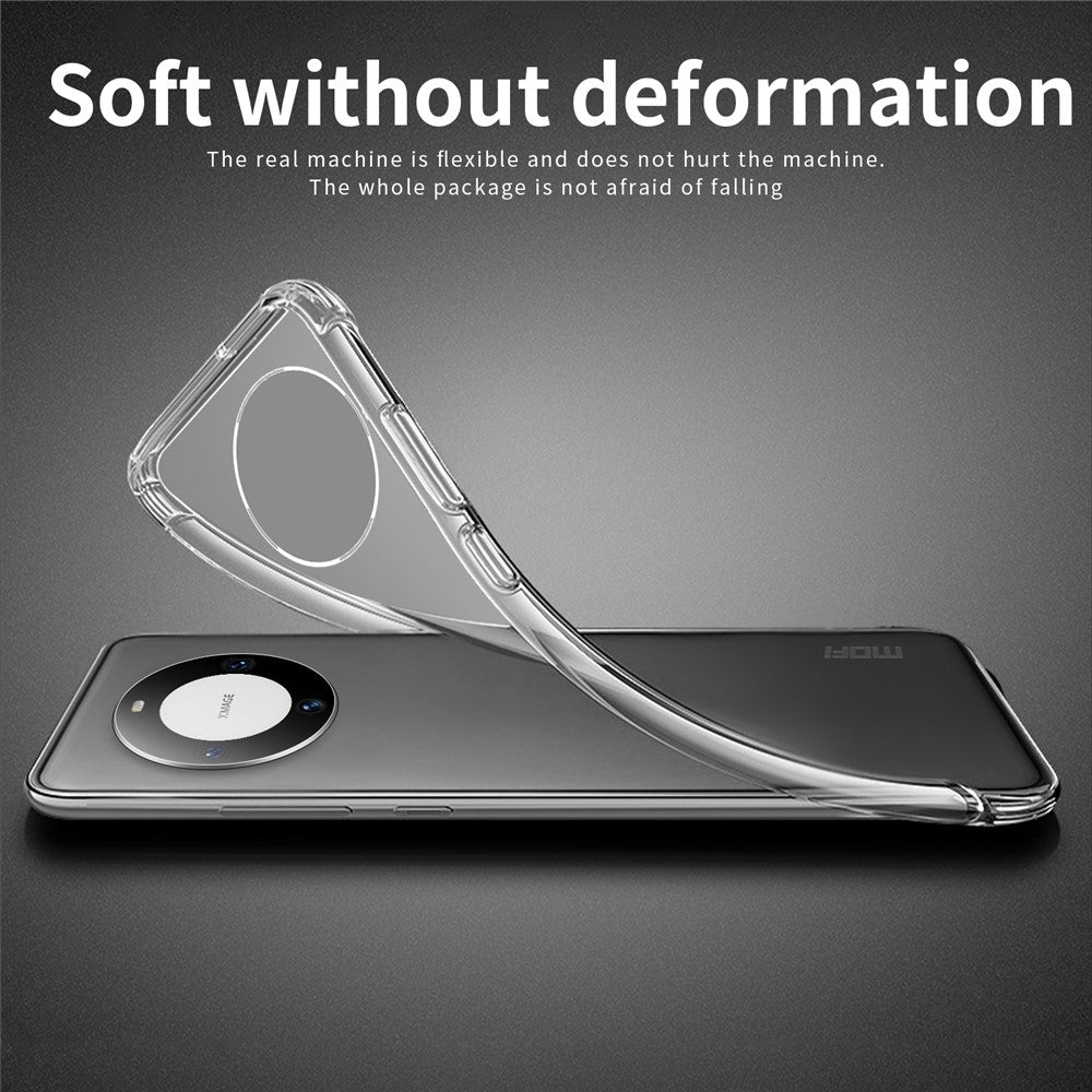 MOFI För Huawei Mate 60 Mobilmobilskal HD Transparent mobilskal Stötsäkert Bakstycke
