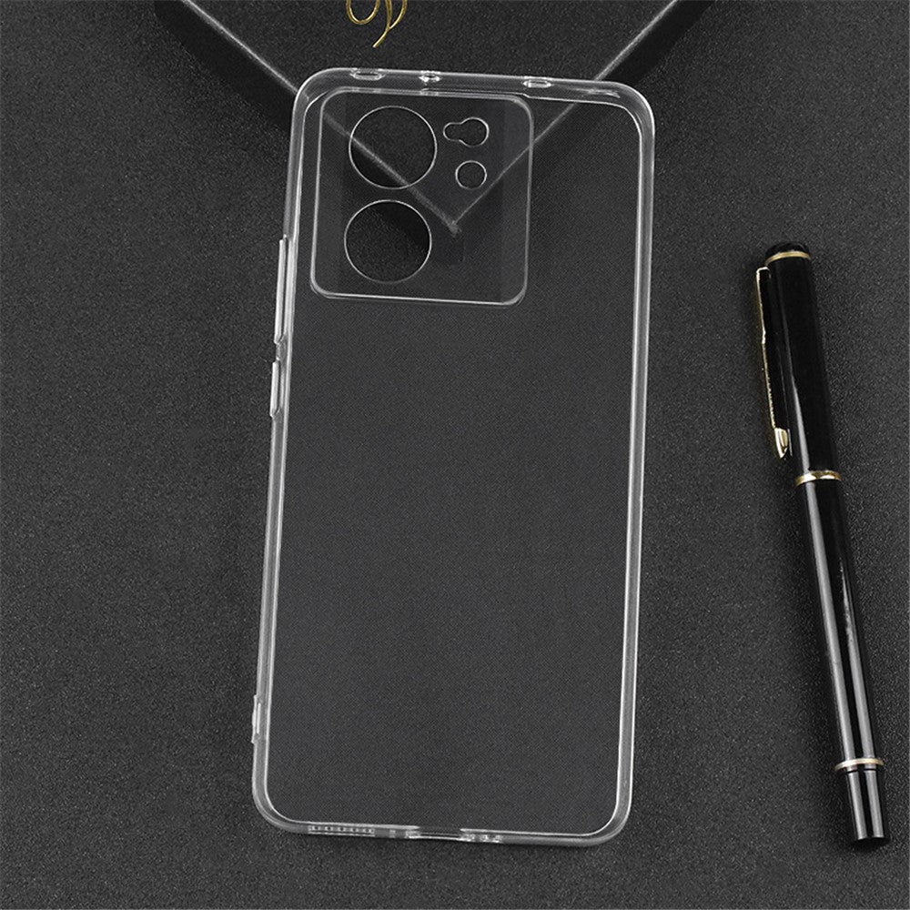 For Xiaomi 13T / 13T Pro HD Clear Cell Phone Case Flexible TPU Cover with Precise Rear Lens Cutout