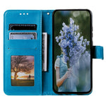 For Huawei Mate 60 Pro Stand Wallet Phone Case PU Leather Mandala Flower Imprinted Cover with Strap
