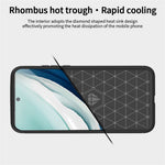 MOFI JK TPU Series-1 for Huawei Mate 60 Carbon Fiber Texture TPU Case Brushed Phone Cover