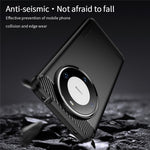 MOFI JK TPU Series-1 for Huawei Mate 60 Pro TPU Case Brushed Carbon Fiber Texture Phone Cover