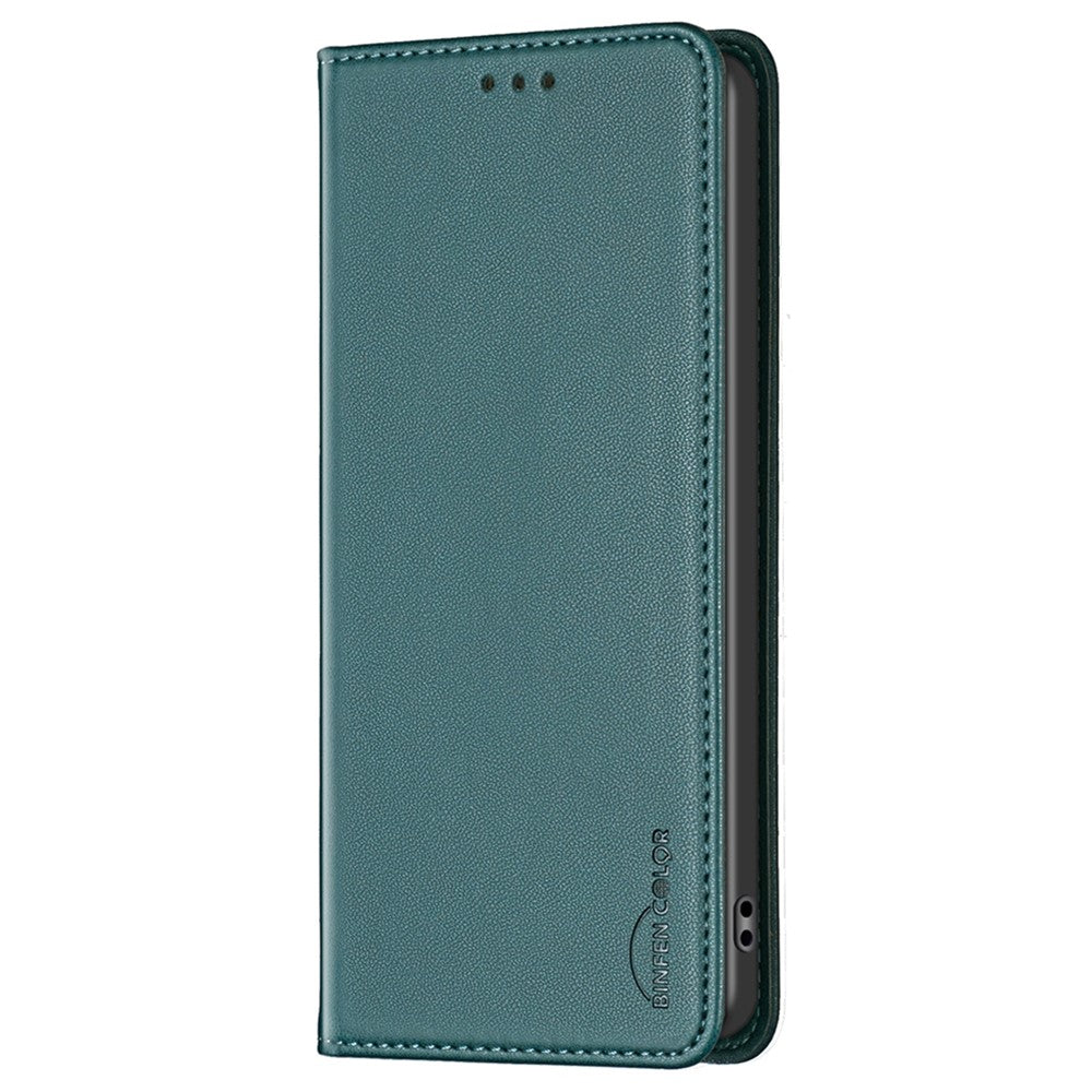 BINFEN COLOR BF18 For Huawei Mate 60 PU Leather+TPU Phone Cover Card Holder Stand Case