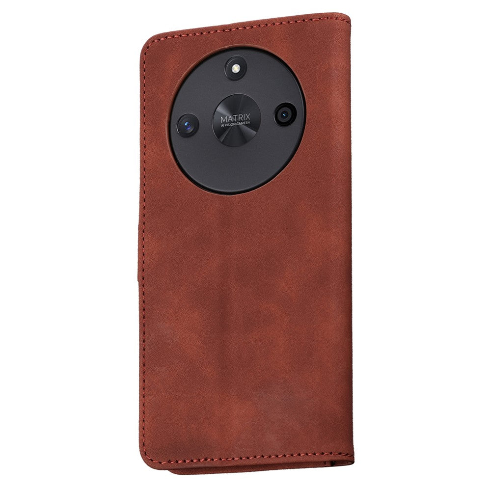 AZNS For Honor X50 Anti-Scratch Phone Shell Stand Wallet PU Leather Dustproof Cell Phone Case Cover