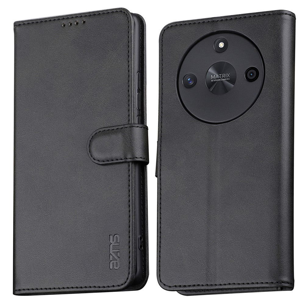 AZNS For Honor X50 Anti-Scratch Phone Shell Stand Wallet PU Leather Dustproof Cell Phone Case Cover