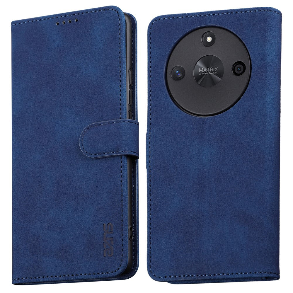 AZNS For Honor X50 Anti-Scratch Phone Shell Stand Wallet PU Leather Dustproof Cell Phone Case Cover