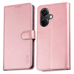 AZNS For OnePlus Nord CE3 5G / Oppo K11 5G PU Leather Cell Phone Case Slim-Fit Shell Stand Wallet Phone Cover