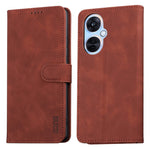 AZNS For Oppo K11x 5G Slim-Fit PU Leather Phone Case Stand Wallet Mobile Phone Cover