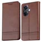 AZNS For Oppo K11 5G / OnePlus Nord CE3 5G Cellphone Cover PU Leather Flip Wallet Stand Case Phone Shell