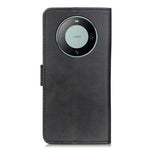 For Huawei Mate 60 Pro Leather Wallet Phone Case Drop-proof Cowhide Texture Stand Cover