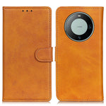 For Huawei Mate 60 Pro Leather Wallet Phone Case Drop-proof Cowhide Texture Stand Cover