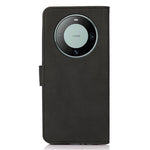 KHAZNEH For Huawei Mate 60 Textured Wallet Stand Cover Magnetic Closure PU Leather Phone Case