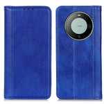 For Huawei Mate 60 Anti-Scratch Phone Case Split Leather Litchi Texture Wallet Stand Cover