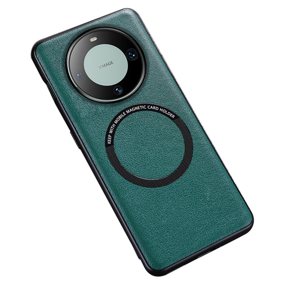 For Huawei Mate 60 Magnetic Phone Case Anti-Drop PU Leather+TPU Cover