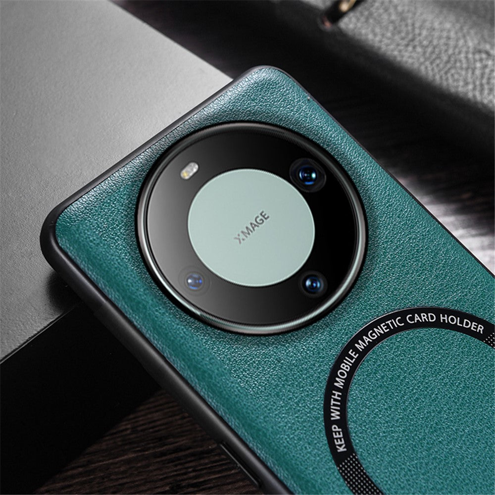 For Huawei Mate 60 Magnetic Phone Case Anti-Drop PU Leather+TPU Cover