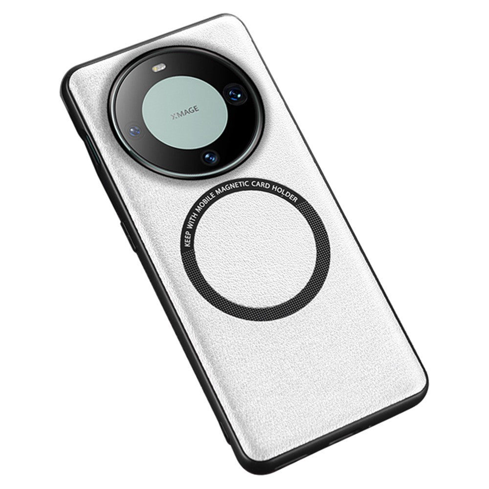 For Huawei Mate 60 Magnetic Phone Case Anti-Drop PU Leather+TPU Cover