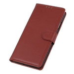 For Huawei Mate 60 PU Leather Case Bump Proof Litchi Texture Wallet Stand Phone Cover