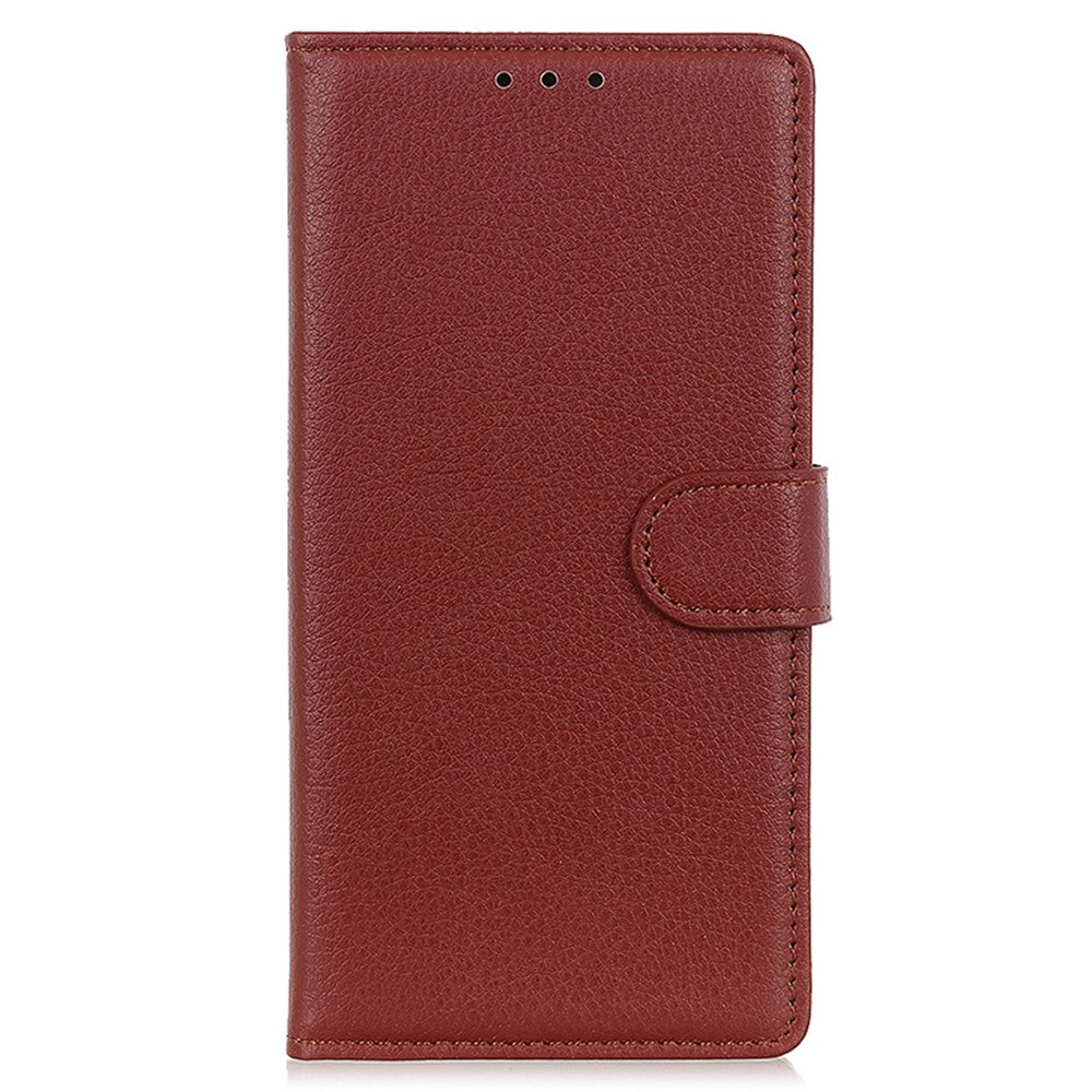 For Huawei Mate 60 PU Leather Case Bump Proof Litchi Texture Wallet Stand Phone Cover