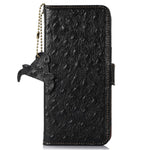 For Huawei Mate 60 Genuine Cow Leather RFID Blocking Drop Proof Case Wallet Stand Phone Cover
