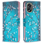 PU Leather Phone Cover for Oppo A38 4G , Pattern Printing Phone Case with Stand Wallet