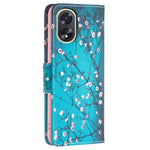 PU Leather Phone Cover for Oppo A38 4G , Pattern Printing Phone Case with Stand Wallet