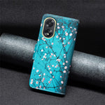 PU Leather Phone Cover for Oppo A38 4G , Pattern Printing Phone Case with Stand Wallet