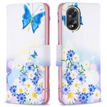 PU Leather Phone Cover for Oppo A38 4G , Pattern Printing Phone Case with Stand Wallet
