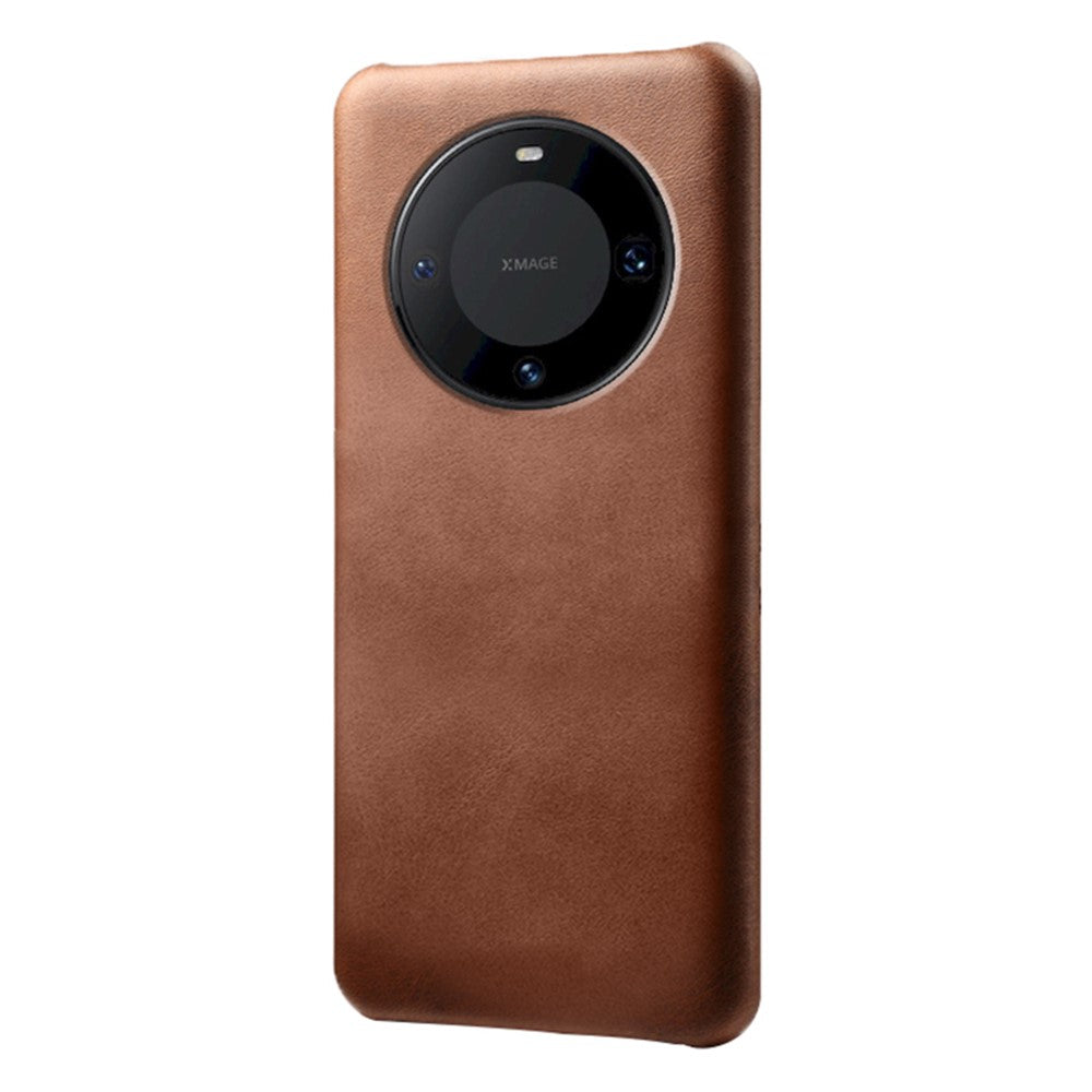 For Huawei Mate 60 Phone Case PU Leather + PC Cover Calf Texture Anti-Scratch Phone Shell