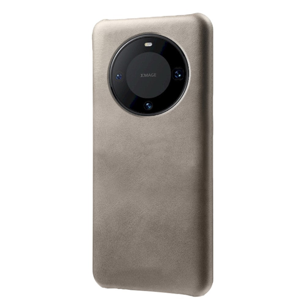 For Huawei Mate 60 Pro+ Cell Phone Cover Anti-Scratch PU Leather + PC Cover Calf Texture Shell