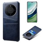 Smartphone Cover For Huawei Mate 60 Pro+ , Dual Card Slots PU Leather + PC Phone Case Shell