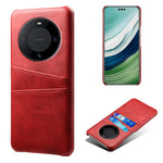Smartphone Cover For Huawei Mate 60 Pro+ , Dual Card Slots PU Leather + PC Phone Case Shell