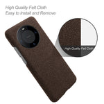 Dustproof Cover for Huawei Mate 60 Pro , Anti-scratch Cell Phone Case Cloth+PC Shell