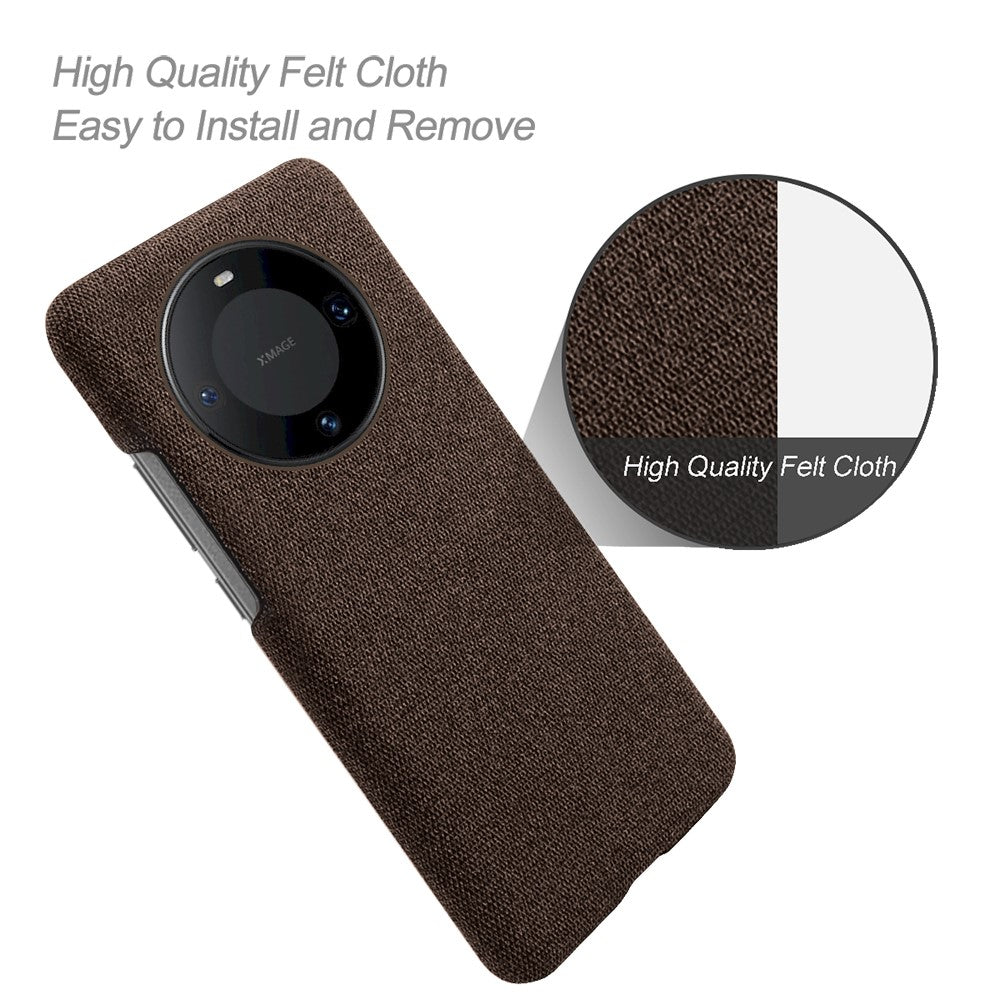 Dustproof Cover for Huawei Mate 60 Pro , Anti-scratch Cell Phone Case Cloth+PC Shell