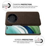 Dustproof Cover for Huawei Mate 60 Pro , Anti-scratch Cell Phone Case Cloth+PC Shell