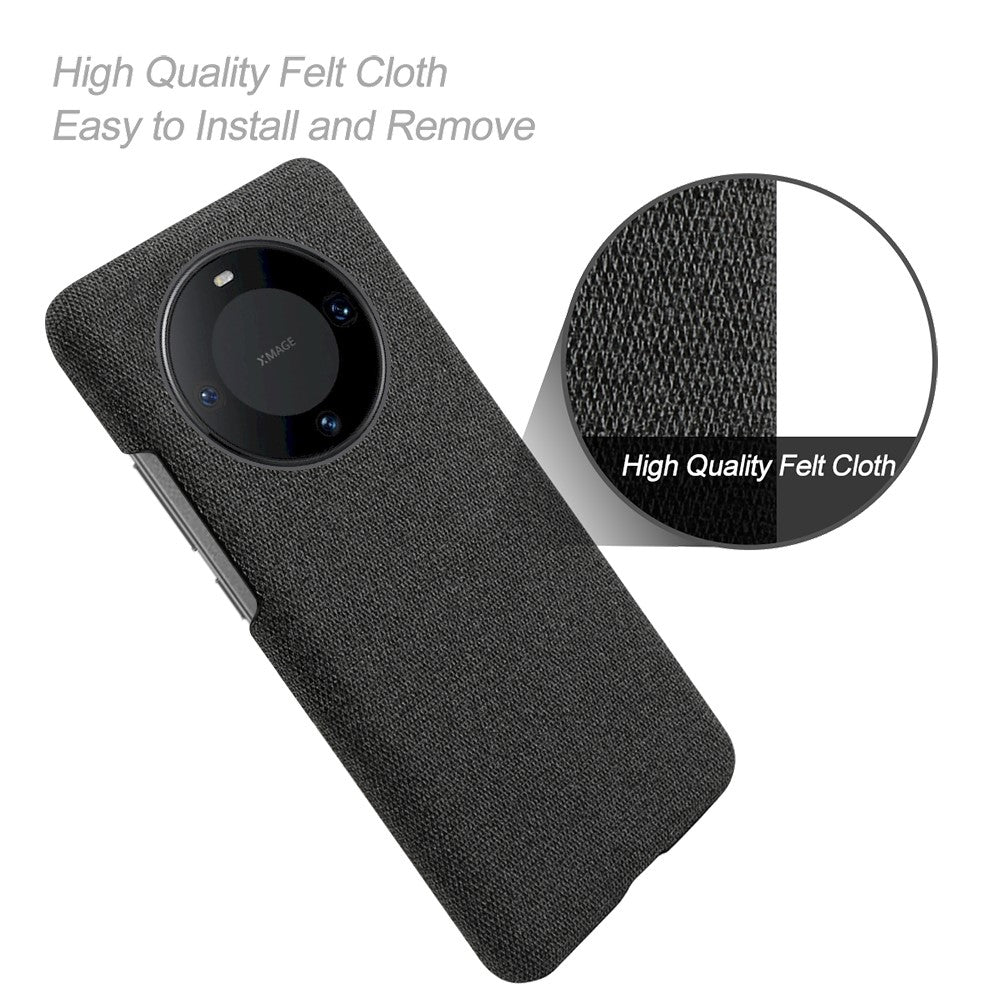 Smartphone Cover for Huawei Mate 60 , Shockproof Cloth+PC Shell Phone Case