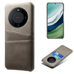 Huawei Mate 60 PU-läderbelagt PC-mobilskal Smartphone-skydd med dubbla kortplatser