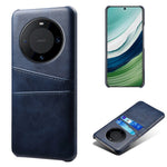 Huawei Mate 60 PU-läderbelagt PC-mobilskal Smartphone-skydd med dubbla kortplatser