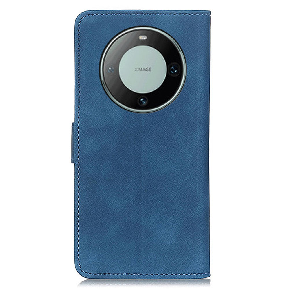 KHAZNEH For Huawei Mate 60 Supporting Stand Cell Phone Case Retro Texture PU Leather Wallet Phone Cover