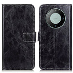 For Huawei Mate 60 Retro Crazy Horse Texture PU Leather Shell Wallet Stand Phone Cover