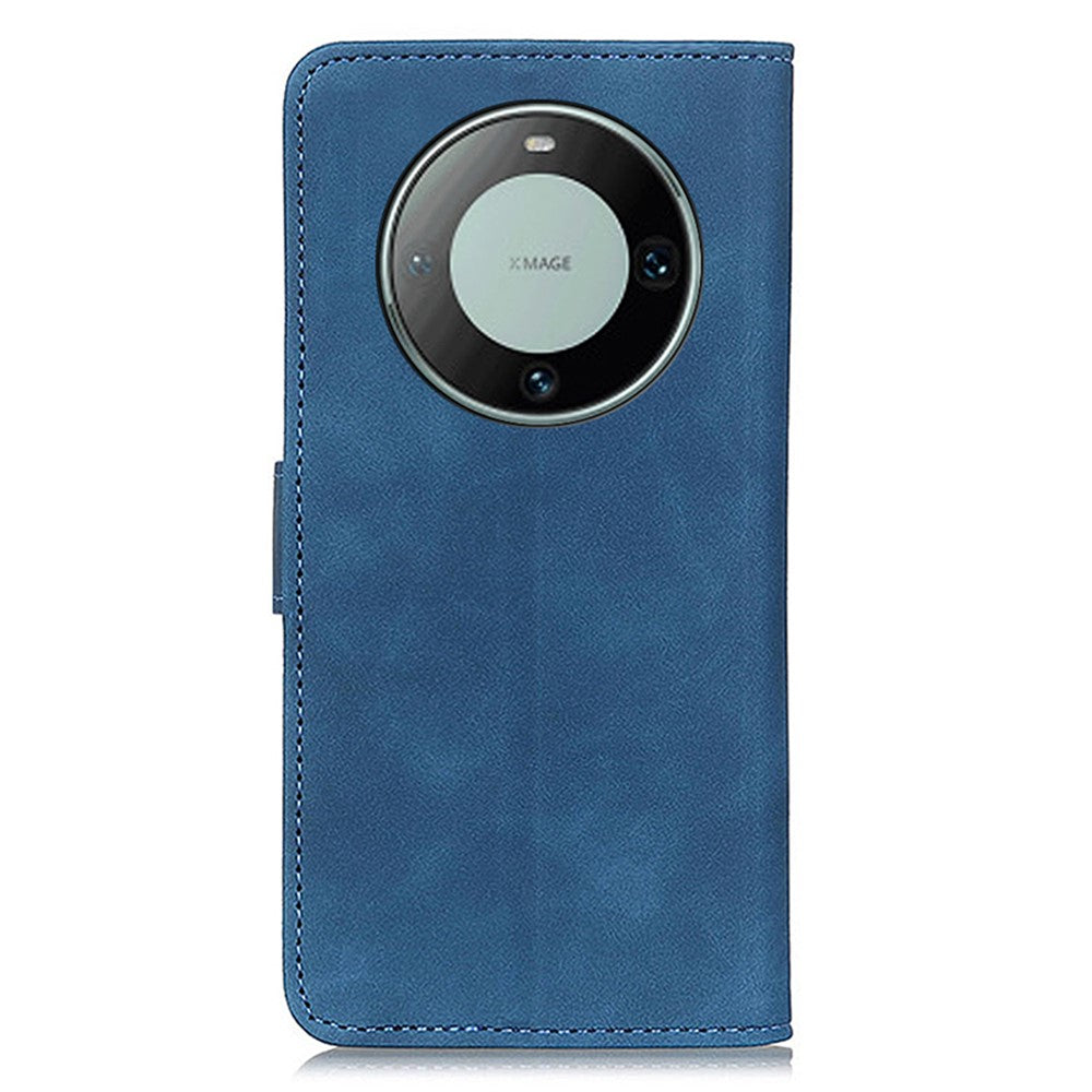 KHAZNEH För Huawei Mate 60 Pro Retro Texture Lädermobilskal Plånboksfodral med Stativfunktion