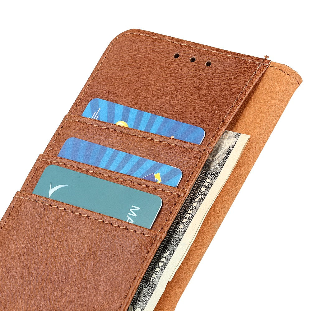 KHAZNEH For Huawei Mate 60 Cowhide Texture Shockproof Case Stand Wallet PU Leather Phone Cover