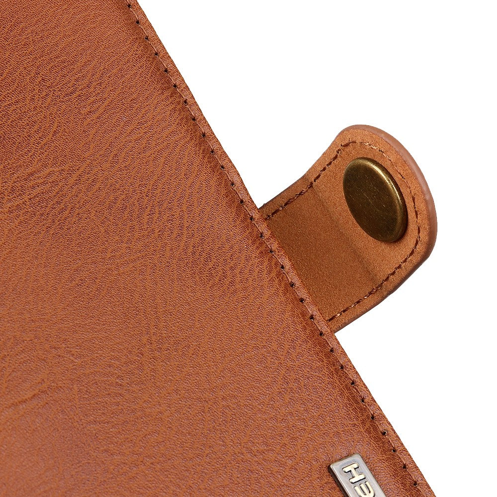 KHAZNEH For Huawei Mate 60 Cowhide Texture Shockproof Case Stand Wallet PU Leather Phone Cover