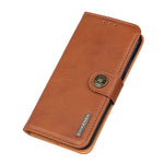 KHAZNEH For Huawei Mate 60 Cowhide Texture Shockproof Case Stand Wallet PU Leather Phone Cover