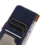 For Huawei Mate 60 Genuine Cow Leather Phone Case RFID Blocking Wallet Folding Stand Cover