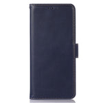 For Huawei Mate 60 Pro Genuine Cow Leather RFID Blocking Wallet Phone Case Anti-drop Stand Cover
