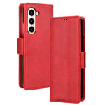 For Samsung Galaxy Z Fold5 5G PU Leather Vintage Phone Case Wallet Stand Shockproof Cover